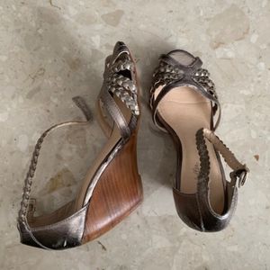 Metallic Seychelles Wedges